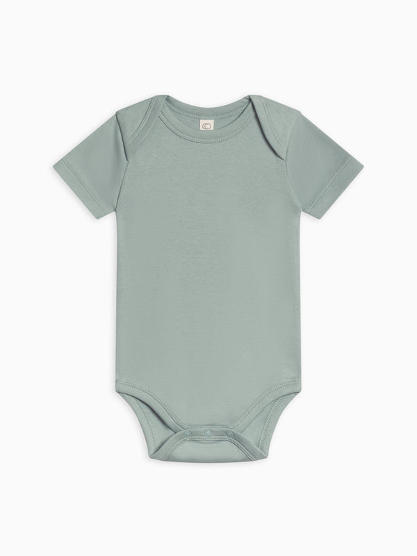 Classic Short Sleeve Bodysuit Baby : One Pieces : Bodysuits : Short Sleeves Colored Organics Short Sleeve Organic Baby Bodysuit | Colored Organics®