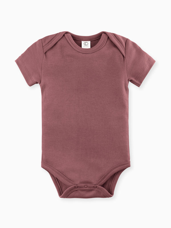 Classic Short Sleeve Bodysuit Baby : One Pieces : Bodysuits : Short Sleeves Colored Organics Short Sleeve Organic Baby Bodysuit | Colored Organics®