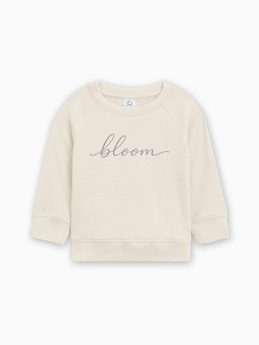 Bloom Lightweight Pullover Baby-Kids : Tops : Pullovers : Sweaters : Long Sleeves Kendi Organic Cotton Baby and Kids Portland | Colored Organics®