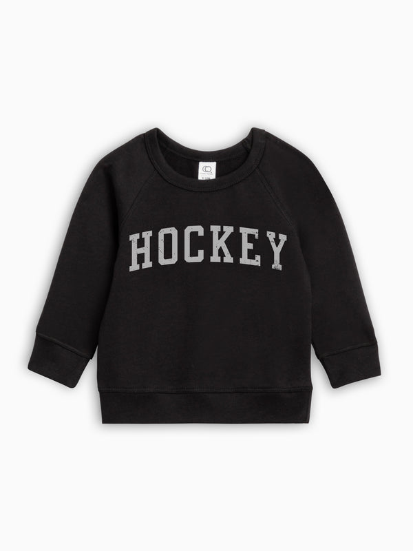Hockey Lightweight French Terry Pullover Baby-Kids : Tops : Pullovers : Long Sleeves Colored Organics Hockey Lightweight French Terry Pullover | Colored Organics®