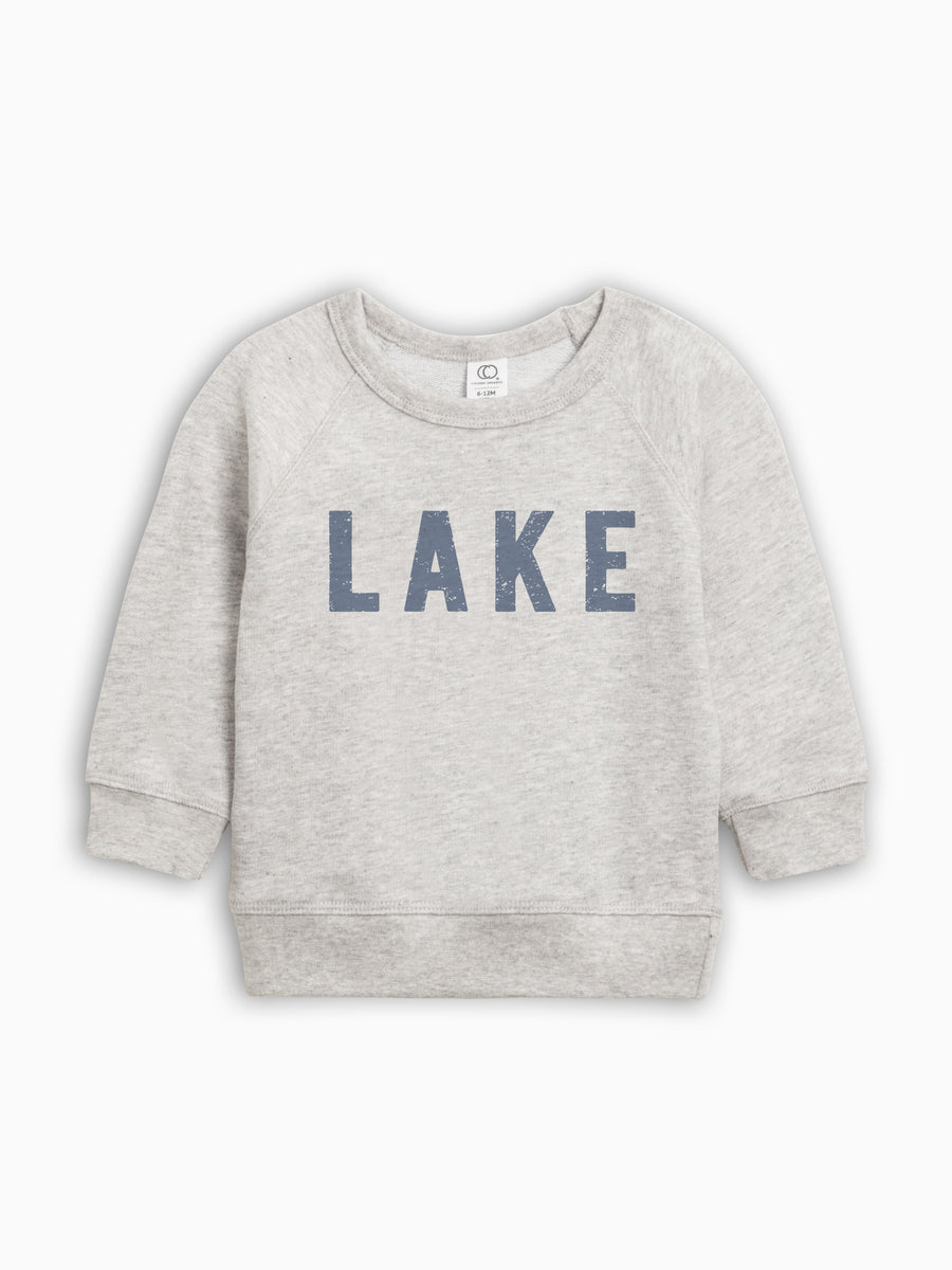 Lake Lightweight Pullover Baby-Kids : Tops : Pullovers : Long Sleeves Kendi Organic Cotton Baby and Kids Portland | Colored Organics®