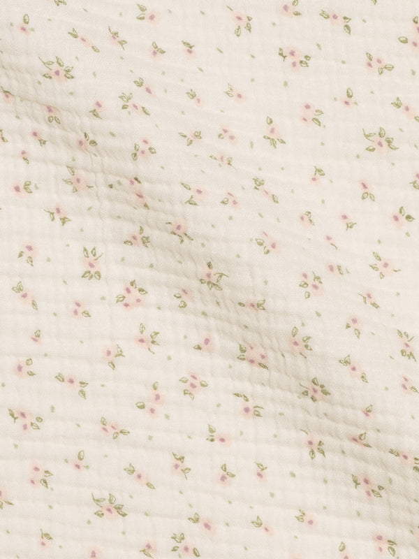 Muslin Swaddle Blanket - Camellia Floral / Shell + Fern Baby : Accessories : Swaddle Blankets : Nursery : Blankets Kendi Muslin Swaddle Blanket - Camellia | Colored Organics®