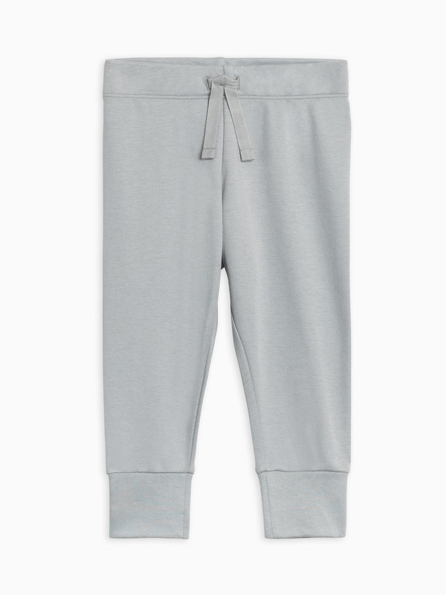 Atlas Lightweight Toddler Jogger - Mist Kids : Bottoms : Joggers Kendi Organic Cotton Kids Atlas Joggers | Colored Organics®