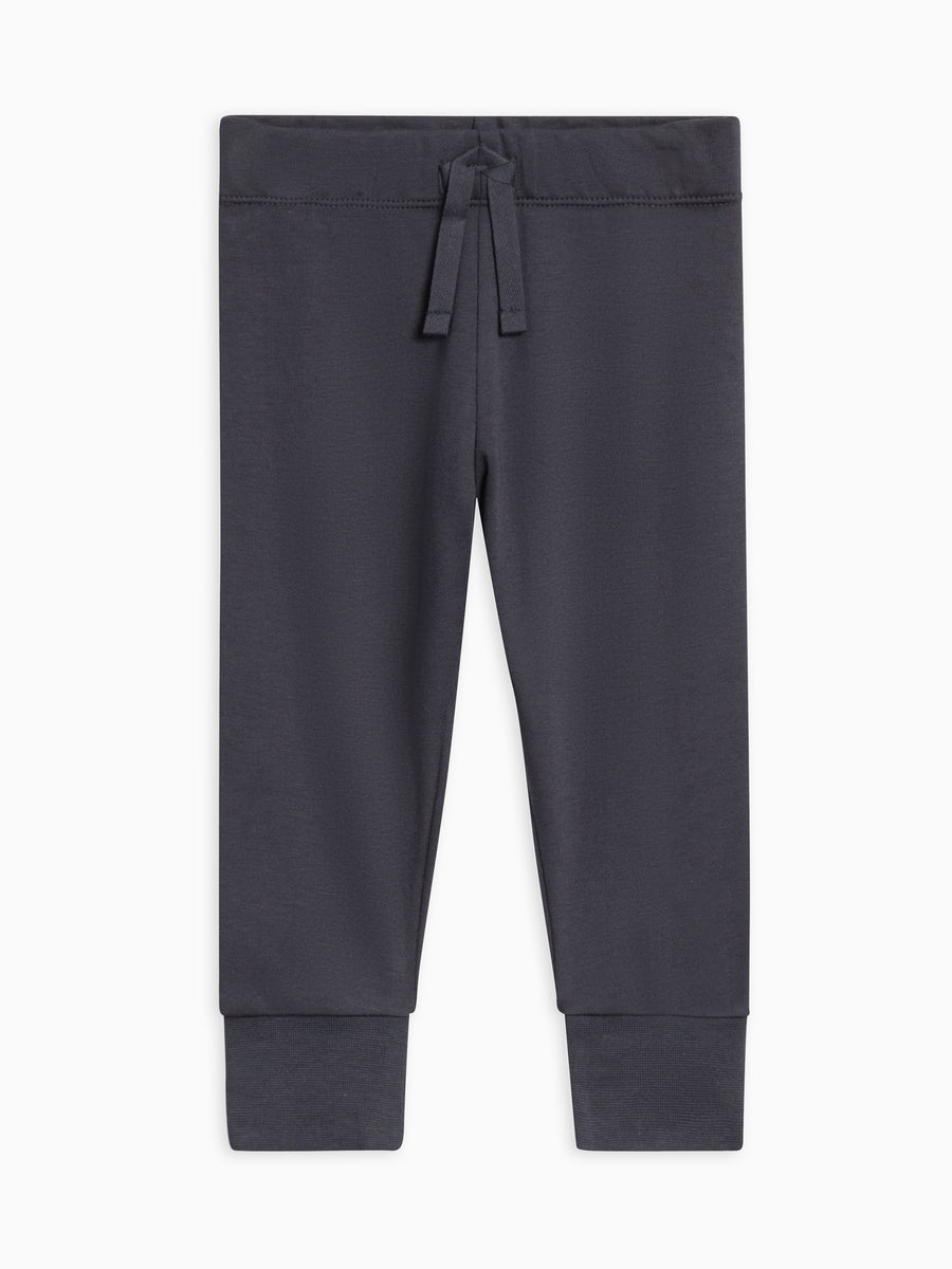 Atlas Lightweight Toddler Jogger - Navy Kids : Bottoms : Joggers Kendi Organic Cotton Kids Atlas Joggers | Colored Organics®