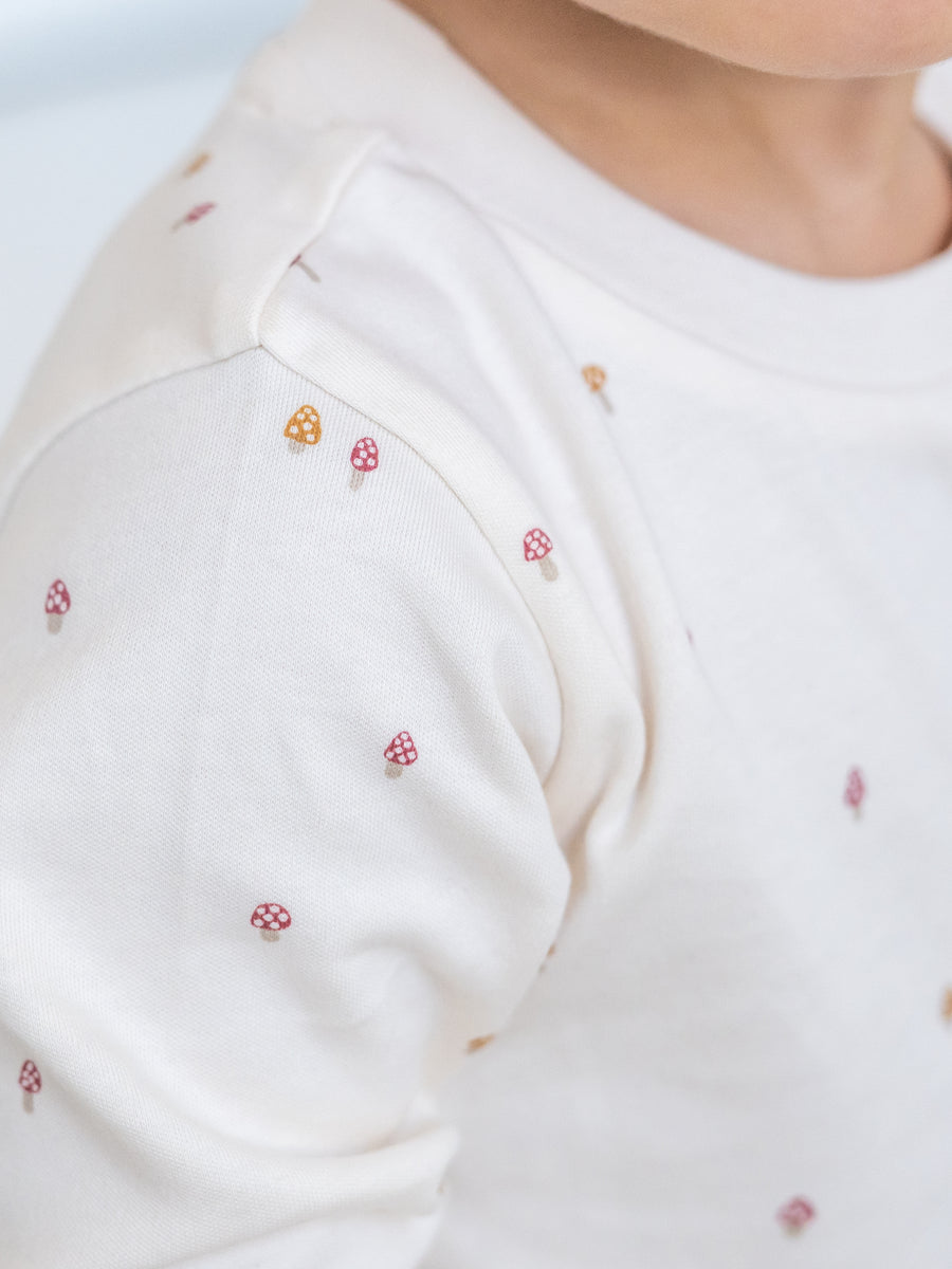 Turk Long Sleeve Crew - Mushroom Baby-Kids : Tops : Tees : Long Sleeves KENDI by Colored Organics Turk Long Sleeve Crew for Baby + Kids | Colored Organics®