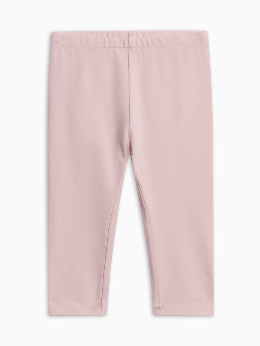 Jay Leggings - Petal Pink Baby-Kids : Bottoms : Leggings KENDI by Colored Organics Jay Leggings for Babies and Kids | Colored Organics®