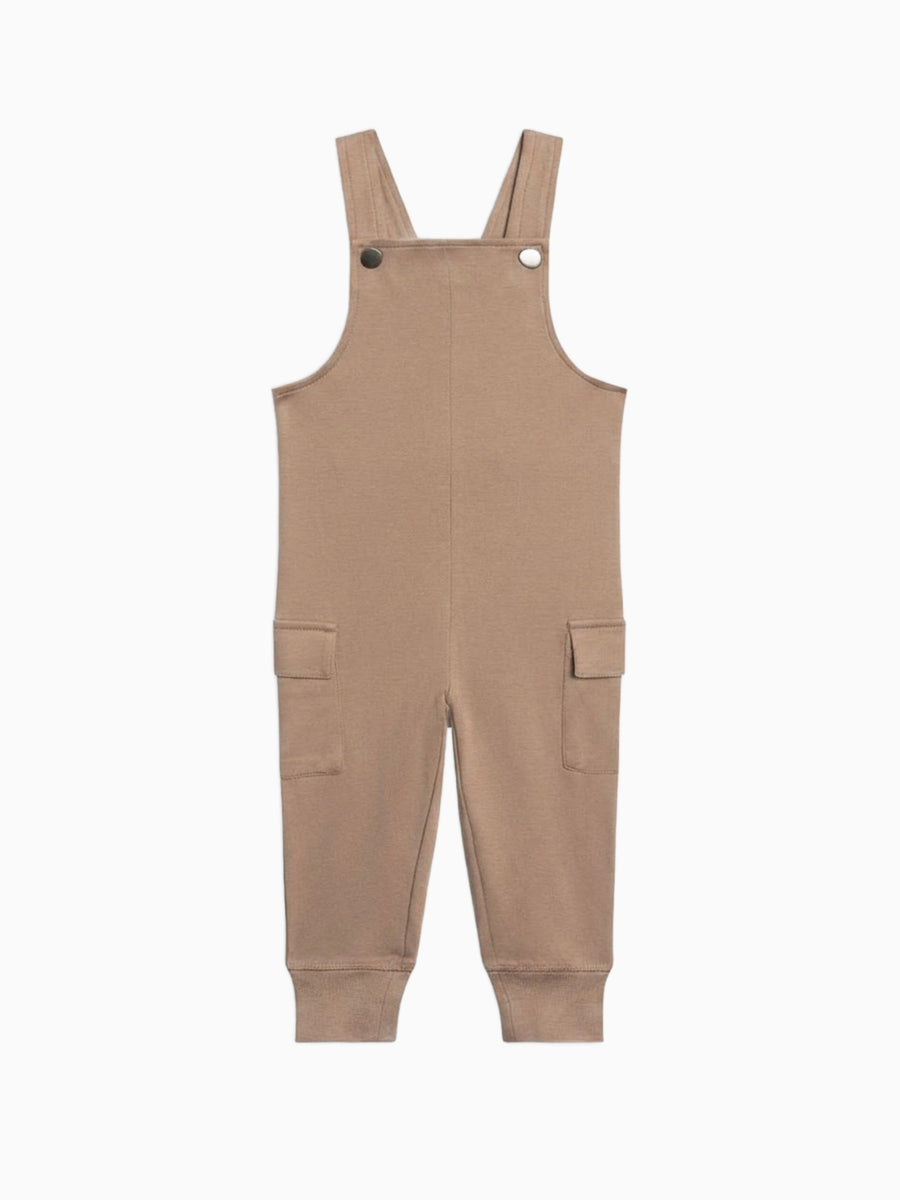 Layall Cargo Overalls - Taupe Baby : Bottoms : Pants KENDI by Colored Organics Layall Cargo Overalls for Baby | Colored Organics®