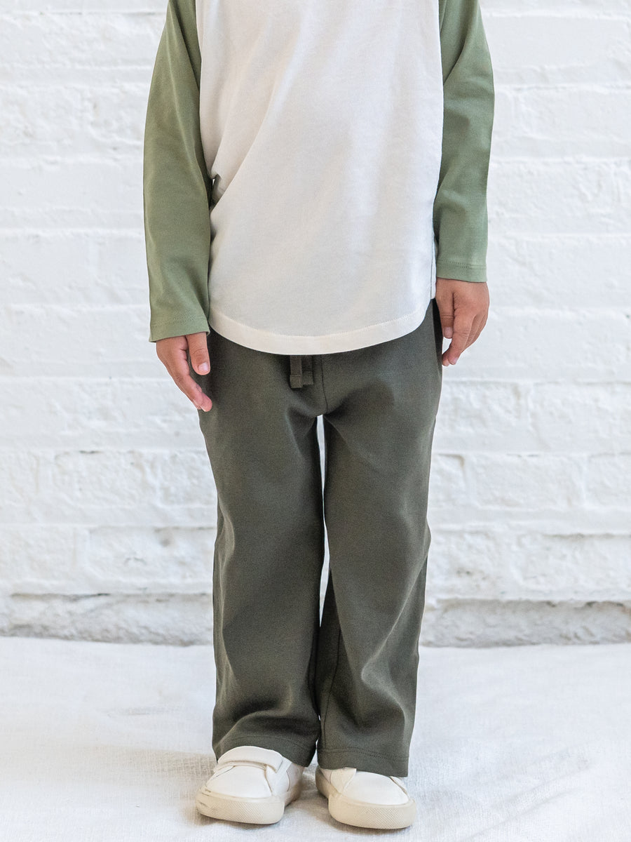 Arin Straight Leg Pant - Ivy Baby-Kids : Bottoms : Joggers KENDI by Colored Organics Arin Straight Leg Pant | Colored Organics®