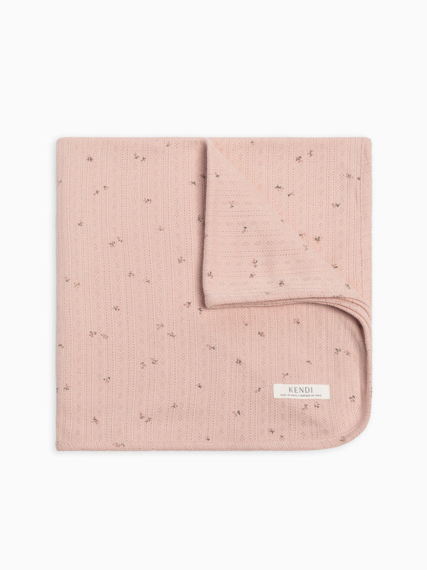 Brushed Back Pointelle Swaddle Blanket Sale : Baby : Accessories : Swaddle Blankets : Nursery : Bedding : Blankets KENDI by Colored Organics Brushed Back Pointelle Swaddle Blanket | Colored Organics®