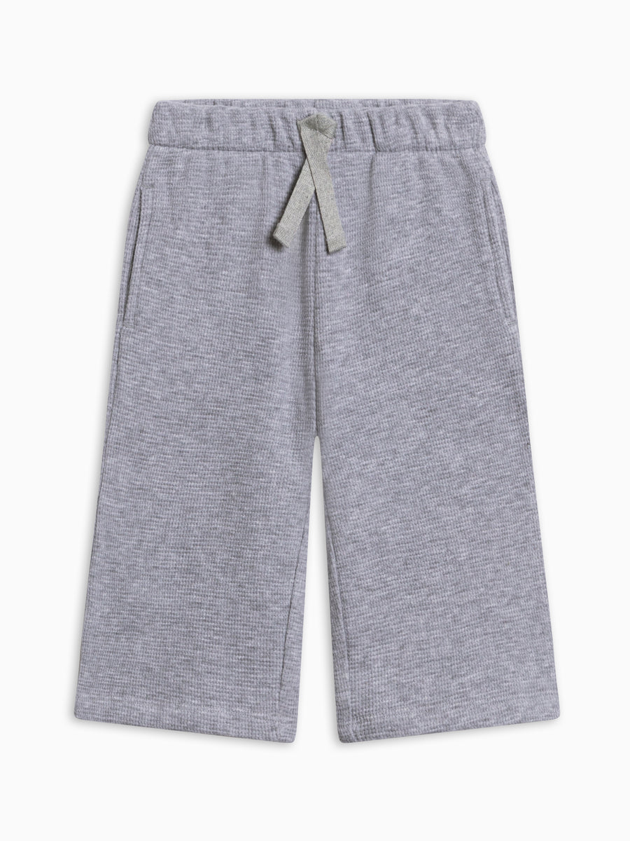 Clove Waffle Knit Straight Leg Pants - Woodford