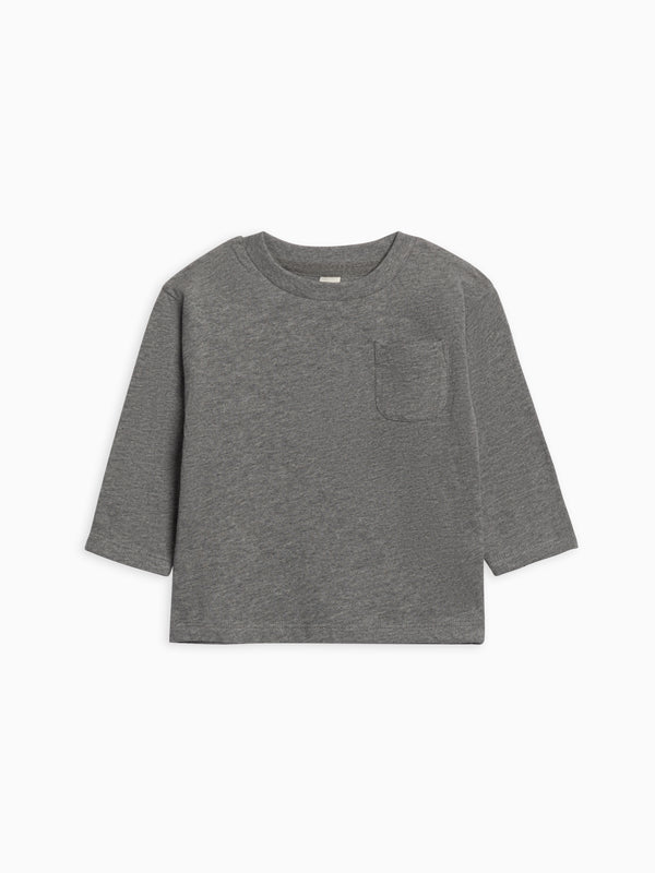 Reese Drop Shoulder Tee Sale : Baby-Kids : Tops : Tees : Long Sleeves Colored Organics Reese Drop Shoulder Tee for Baby | Colored Organics®