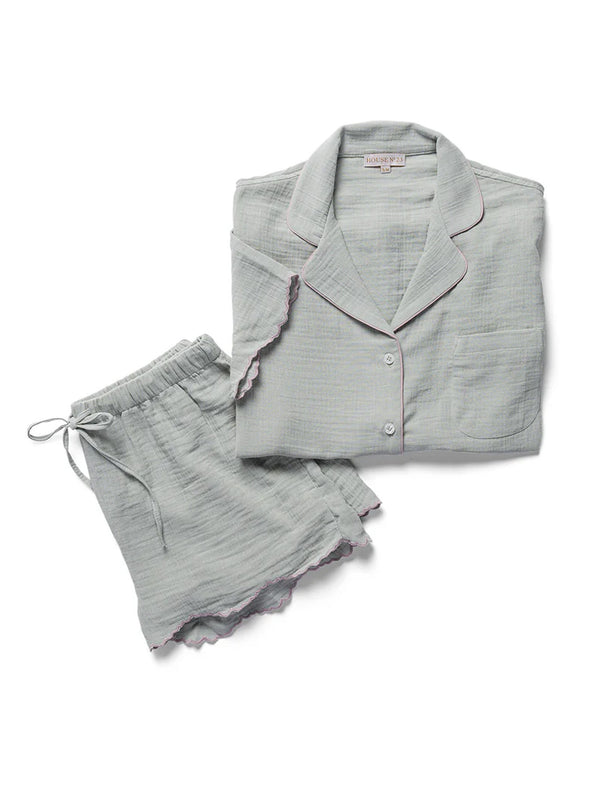 Alaia Short Sleep Set Parent : Apparel House No. 23 Alaia Short Sleep Set (Organic) | Colored Organics®