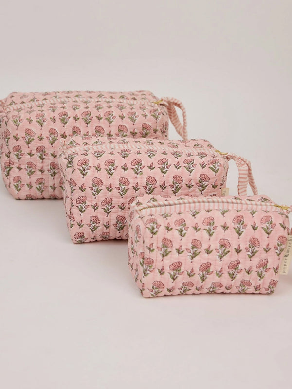 Small Organic Cotton Toiletry Bag Baby : Parent : Gear : Travel : Nursery : Bath Paper Mirchi Small Organic Cotton Toiletry Bag | Colored Organics®