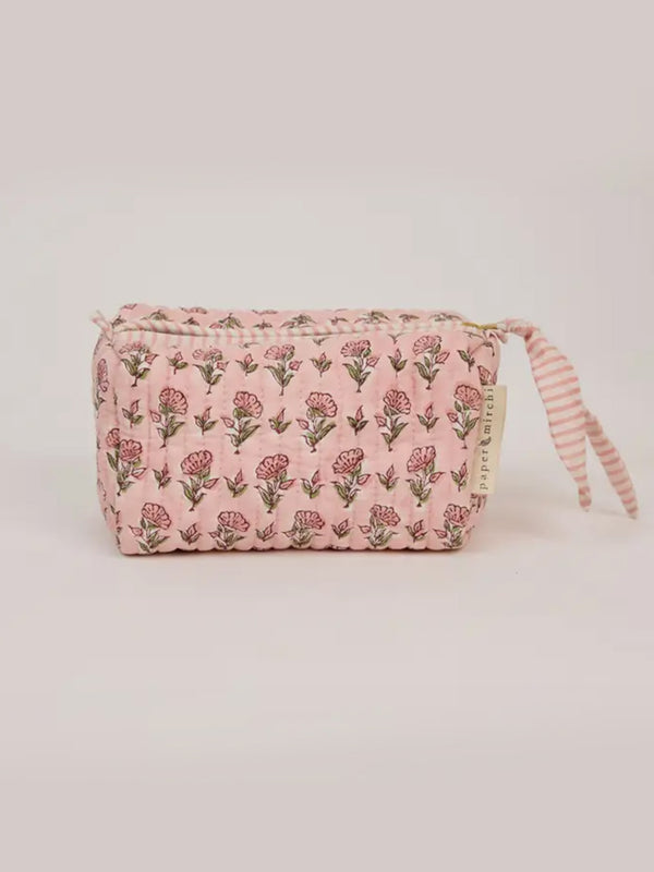 Small Organic Cotton Toiletry Bag Baby : Parent : Gear : Travel : Nursery : Bath Paper Mirchi Small Organic Cotton Toiletry Bag | Colored Organics®