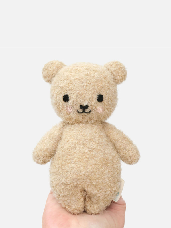 Baby Boucle Bear Stuffed Animal Baby : Toys : Plush + Crinkle cuddle+kind