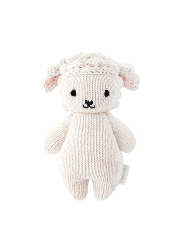 Baby Lamb Stuffed Animal Baby : Toys : Plush + Crinkle cuddle+kind Organic Baby Lamb Stuffed Animal | Colored Organics®