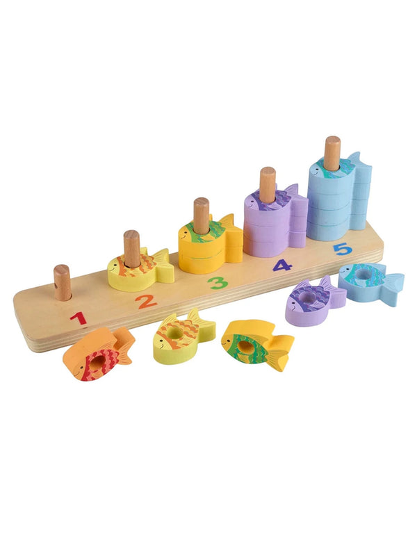 Counting Fish Kids : Toys : Wooden Orange Tree Toys