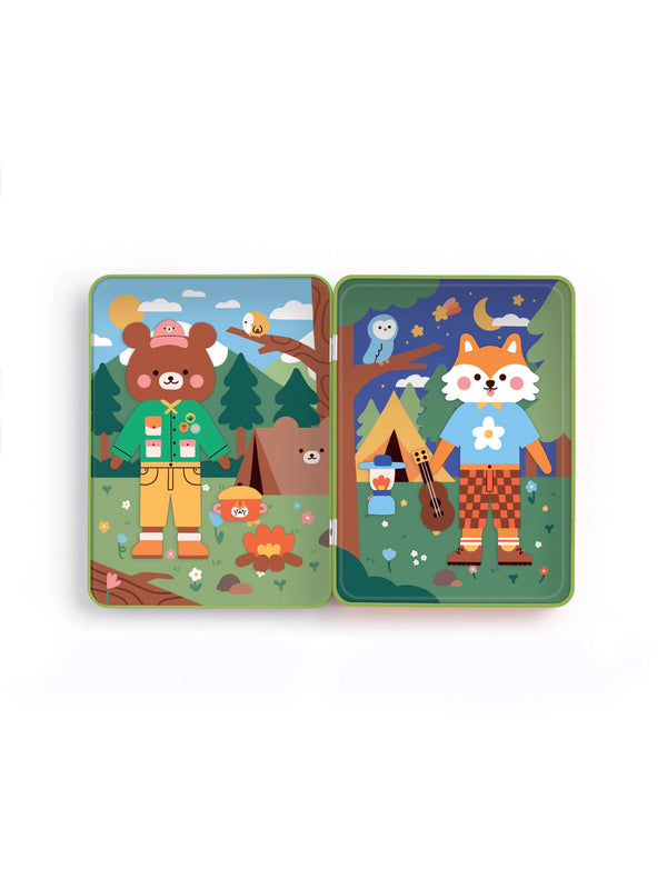 Happy Camper Magnetic Play Set Baby-Kids : Toys : Puzzle Chronicle Books Organic Baby Wooden Reveal Puzzle | Colored Organics®