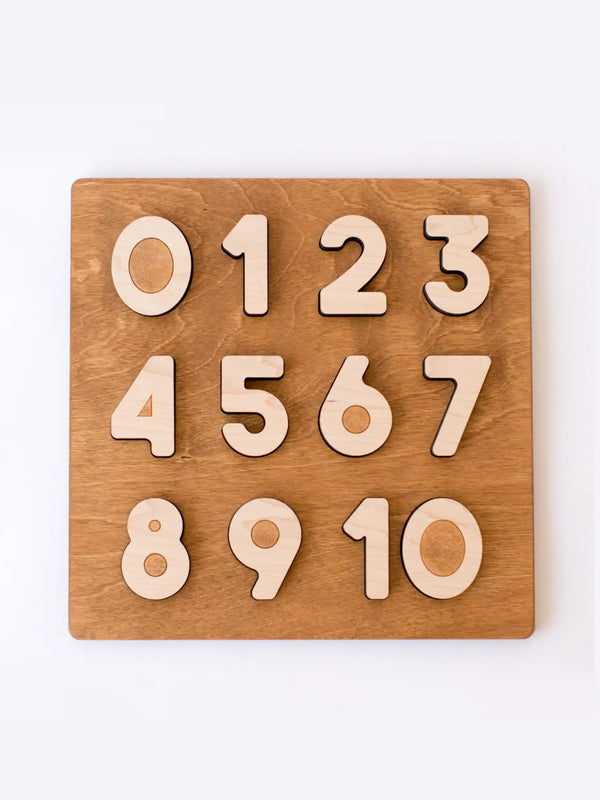 Numbers Puzzle Baby-Kids : Toys : Learning : Wooden This & That Etc.