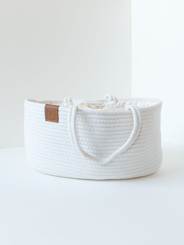 Diaper Caddy Baby : Parent : Gear : Travel : Nursery Kendi Non-Toxic Cotton Rope Diaper Caddy | Colored Organics®