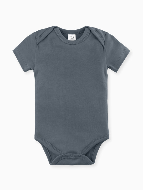 Classic Short Sleeve Bodysuit Baby : One Pieces : Bodysuits : Short Sleeves Colored Organics Short Sleeve Organic Baby Bodysuit | Colored Organics®