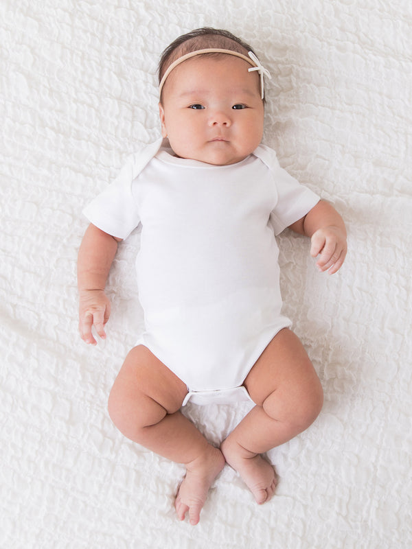 Classic Short Sleeve Bodysuit Baby : One Pieces : Bodysuits : Short Sleeves Colored Organics Short Sleeve Organic Baby Bodysuit | Colored Organics®