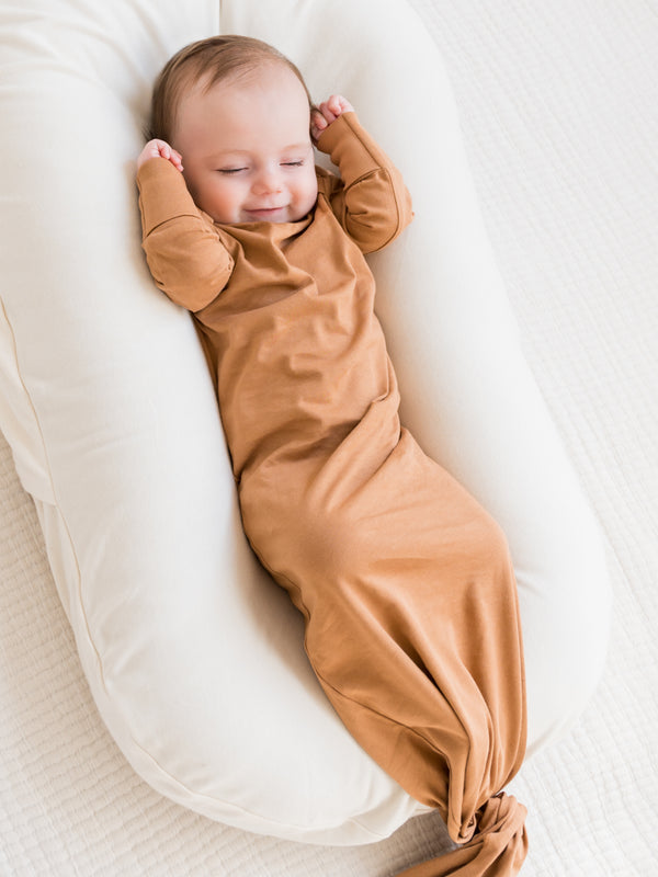 Infant Gown Baby : One Pieces : Gowns : Long Sleeves Colored Organics Organic Cotton Infant Gown for Newborns | Colored Organics®