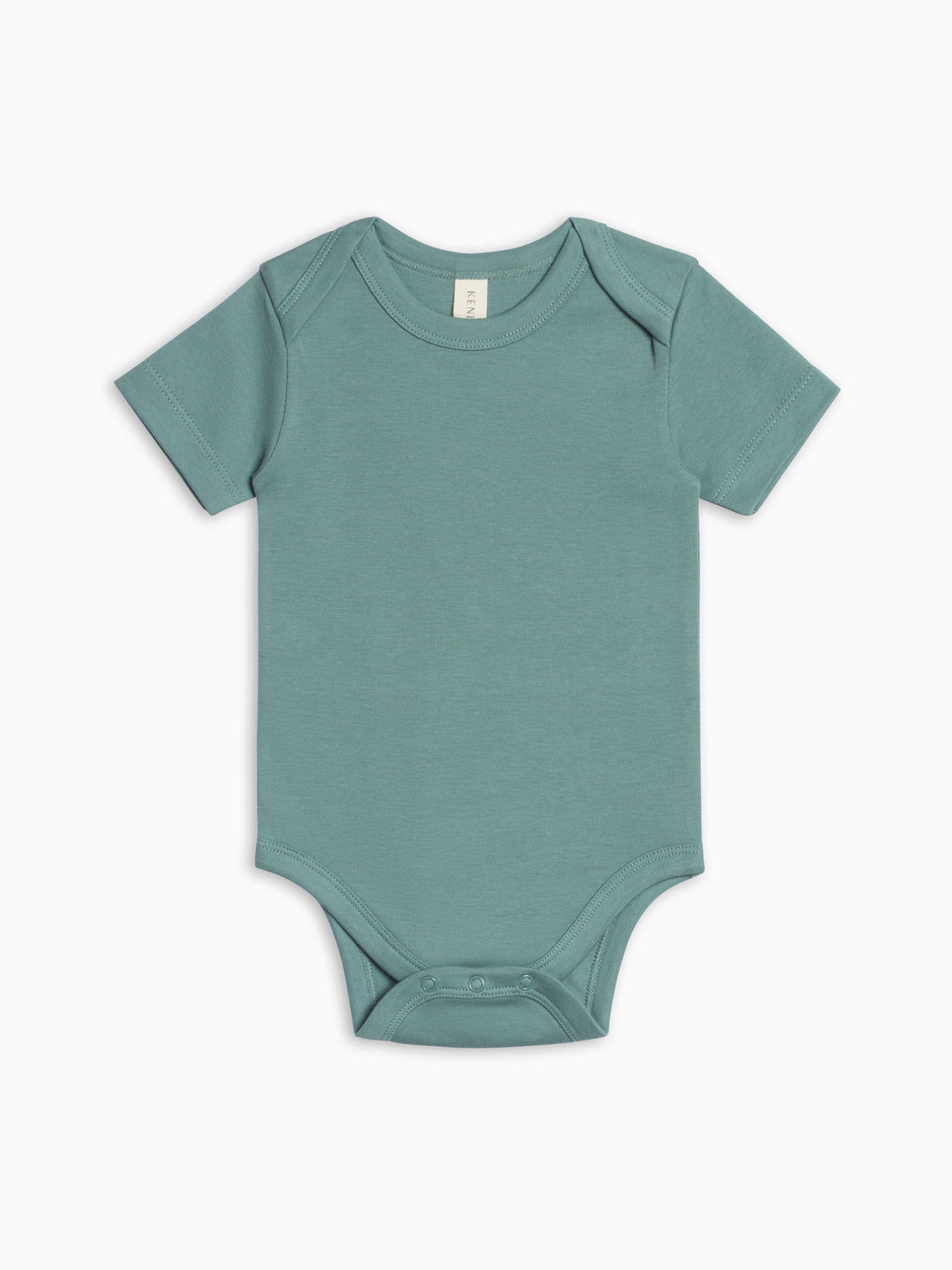 Short Sleeve Bodysuit - Laguna Baby : One Pieces : Bodysuits : Short Sleeves KENDI by Colored Organics Short Sleeve Bodysuit - Laguna for Baby | Colored Organics®