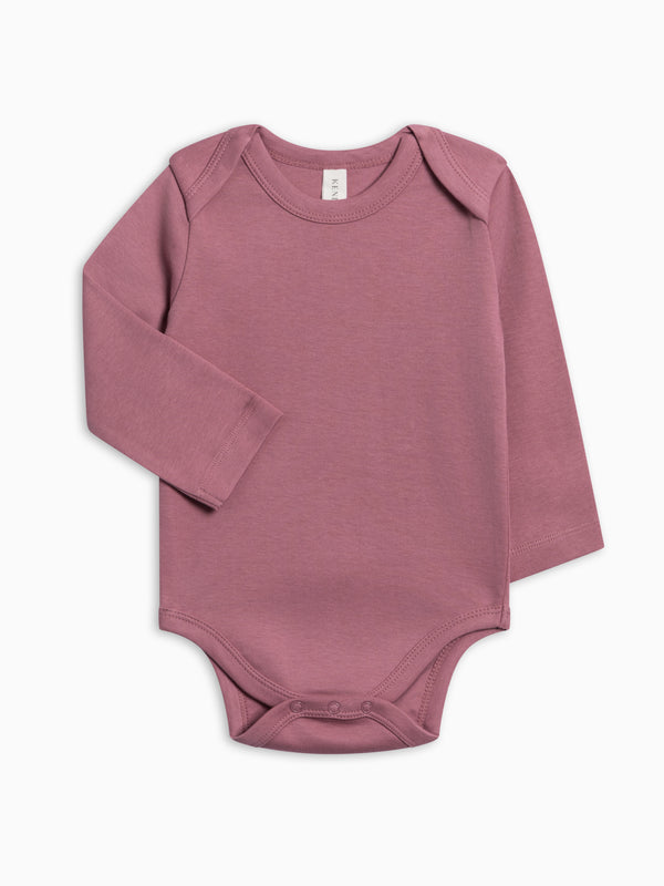 Long Sleeve Bodysuit - Bloom Baby : One Pieces : Bodysuits : Long Sleeves KENDI by Colored Organics Long Sleeve Bodysuit | Colored Organics®