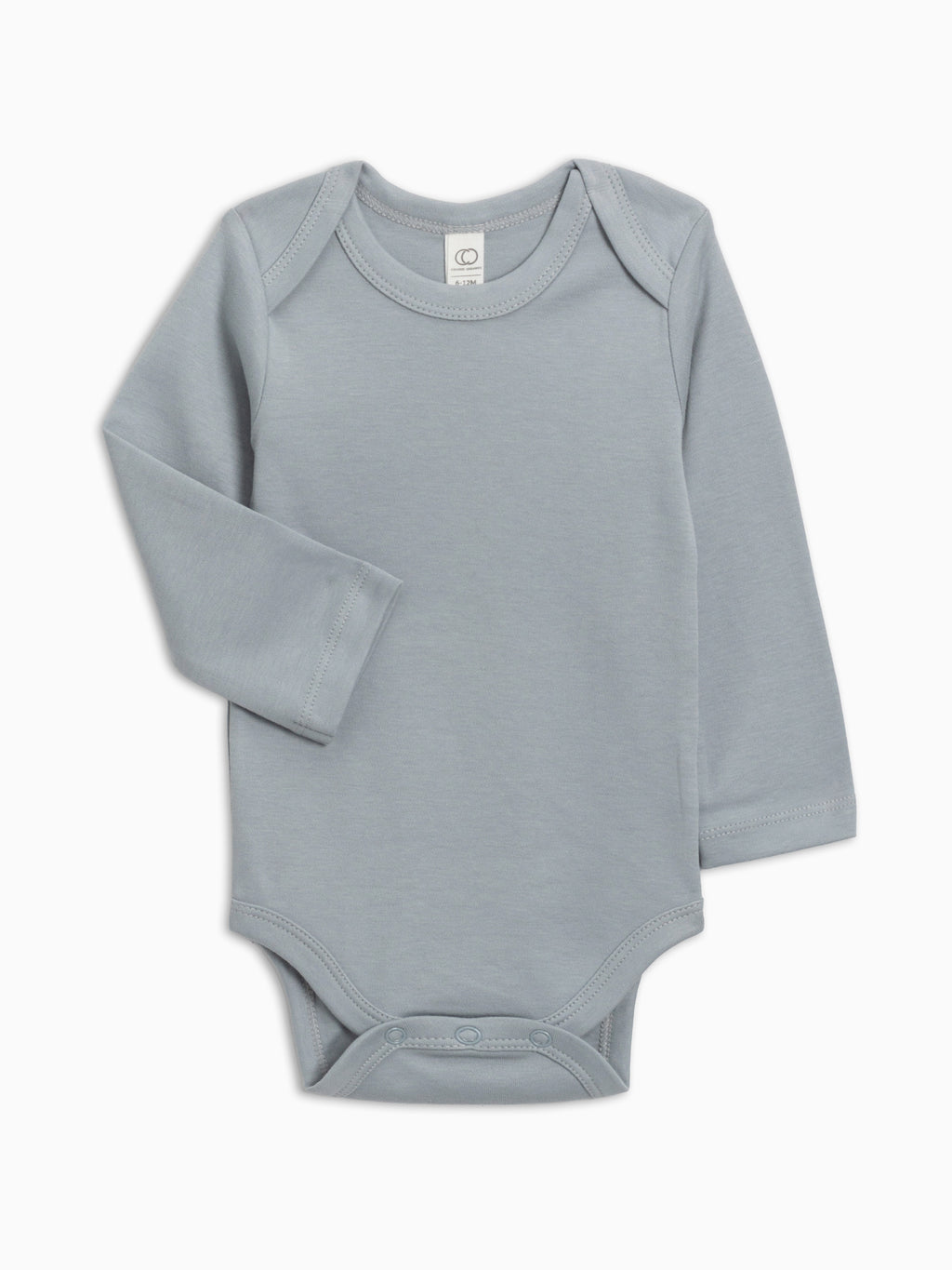 Classic Long Sleeve Bodysuit - Discontinued Sale : Baby : One Pieces : Bodysuits : Long Sleeves Colored Organics Organic Cotton Long Sleeve Baby Bodysuit | Colored Organics®