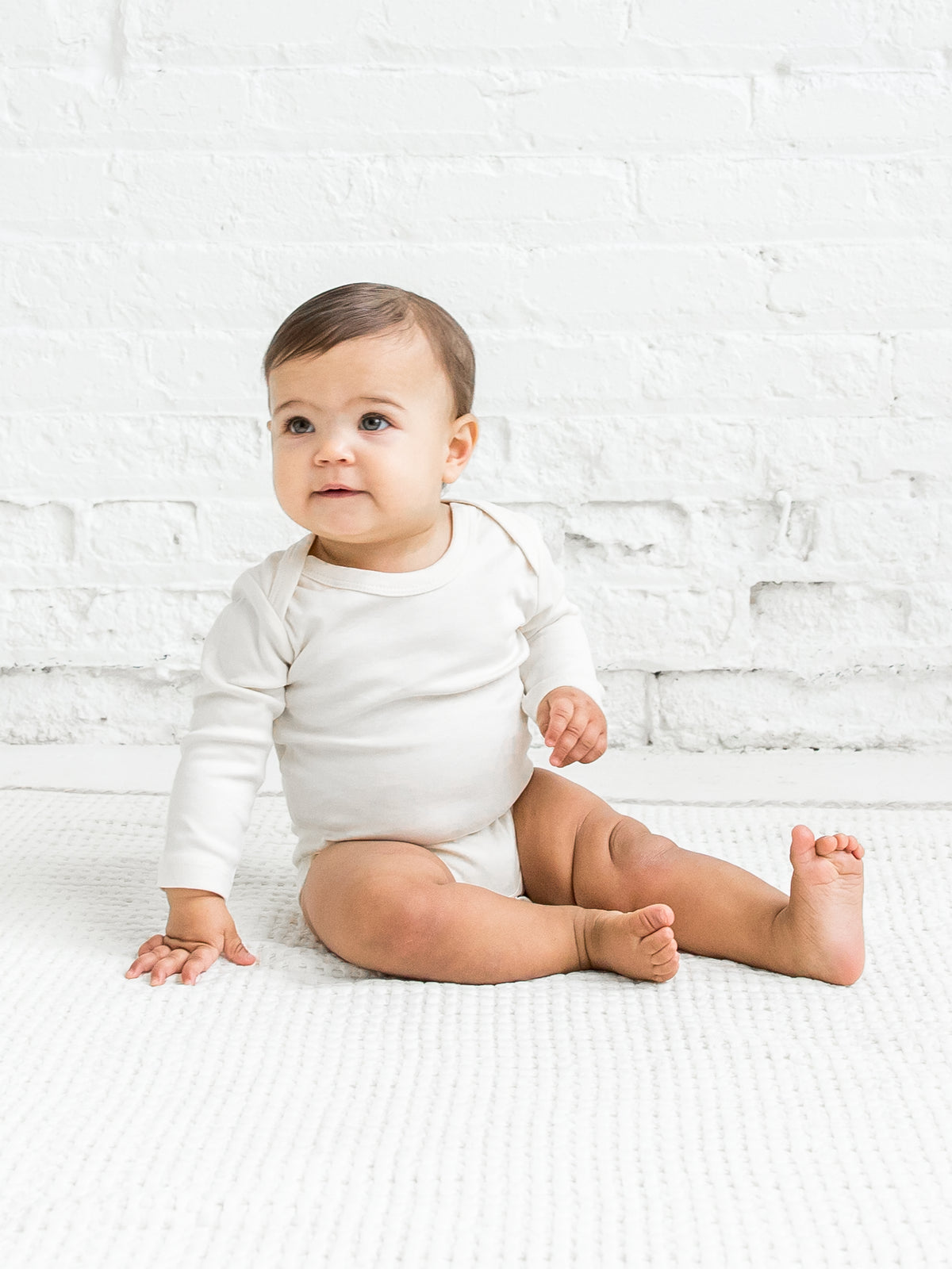 Classic Long Sleeve Bodysuit Baby : One Pieces : Bodysuits : Long Sleeves Colored Organics Organic Cotton Long Sleeve Baby Bodysuit | Colored Organics®