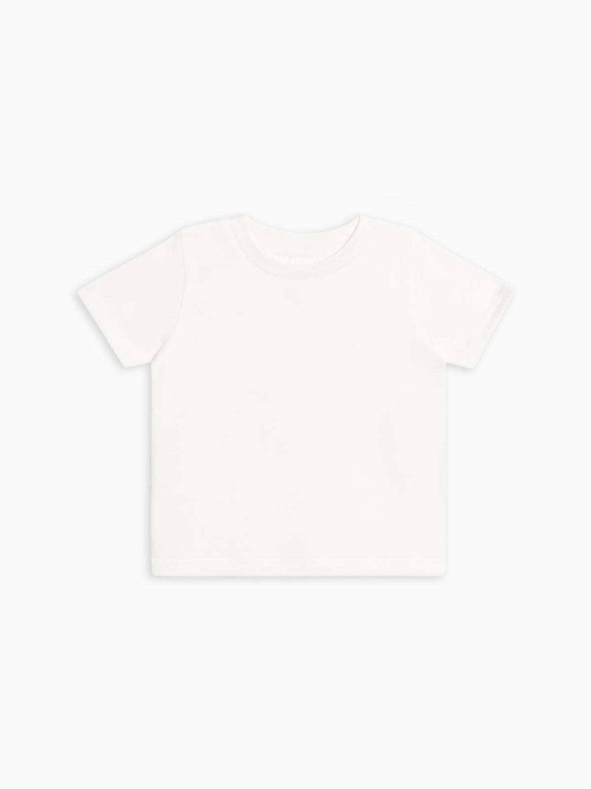 Classic Short Sleeve Tee - Coconut Baby-Kids : Tops : Shirts : Short Sleeves KENDI by Colored Organics Baby Classic Short Sleeve Tee - Coconut | Colored Organics®
