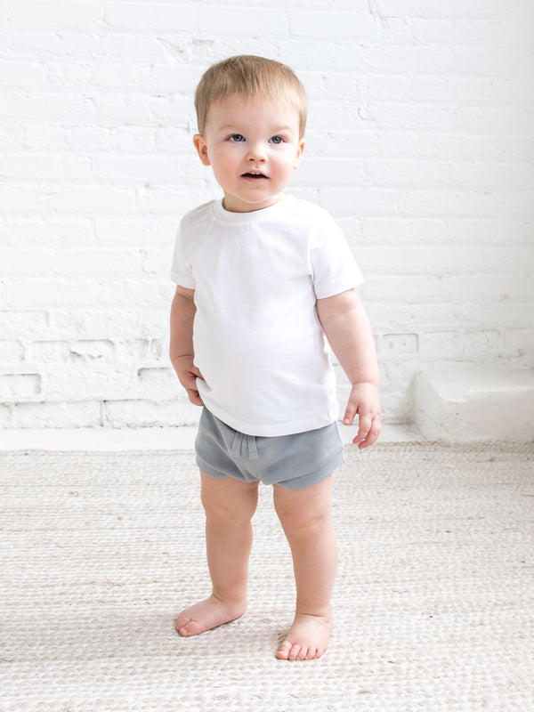 Classic Short Sleeve Tee - Crew Neck Baby-Kids : Tops : Tees : Short Sleeves Colored Organics Organic Cotton Baby Crew Neck Tee | Colored Organics®
