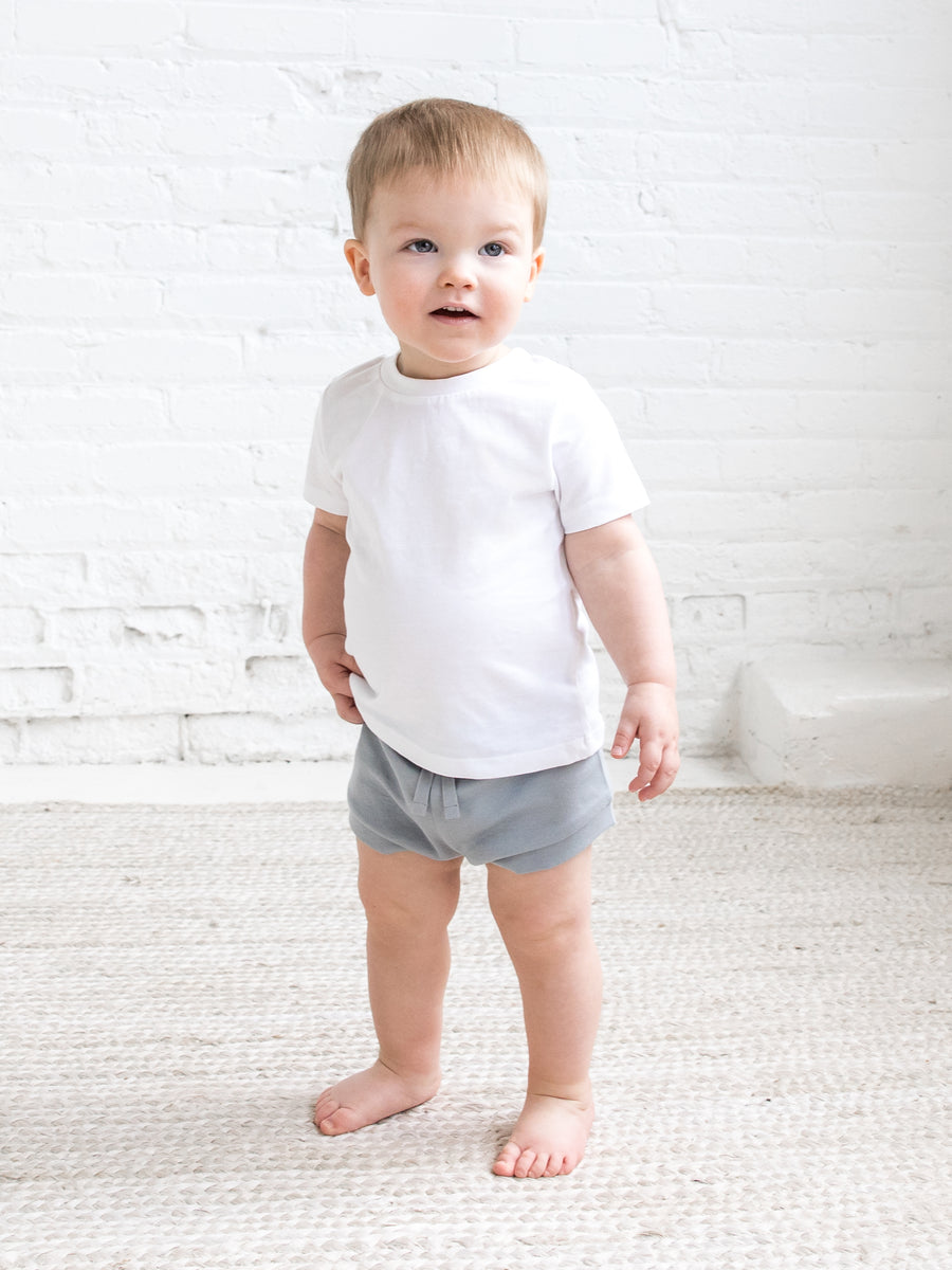 Classic Short Sleeve Tee - Crew Neck Baby-Kids : Tops : Tees : Short Sleeves Colored Organics Organic Cotton Baby Crew Neck Tee | Colored Organics®