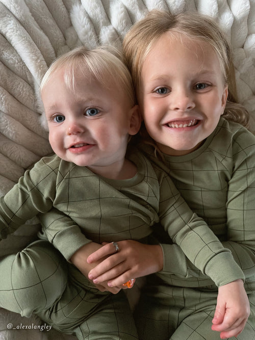 2 Piece Long Sleeve Jammie Set - Basket Baby : Kids : Jammies : Long Sleeves KENDI by Colored Organics 2 Piece Long Sleeve Jammie Set for Baby | Colored Organics®