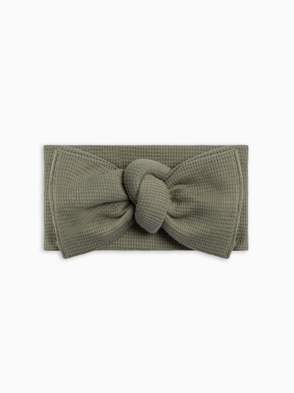 Waffle Bow Wrap - Fern Baby : Accessories : Bows : Headbands KENDI by Colored Organics Waffle Bow Wrap for Babies and Kids | Colored Organics®