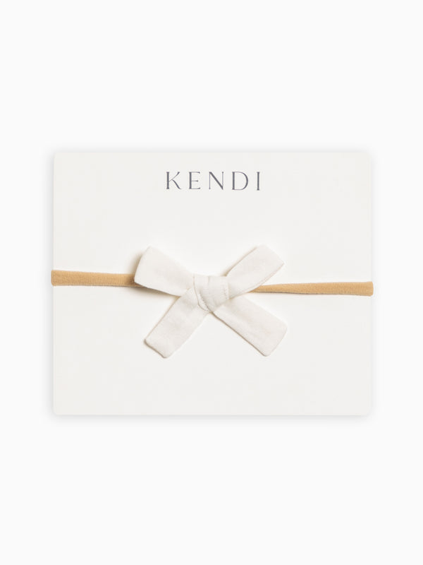 Linen Schoolgirl Bow Sale : Baby : Accessories : Bows : Headbands Kendi Linen Schoolgirl Bow for Babies and Kids | Colored Organics®