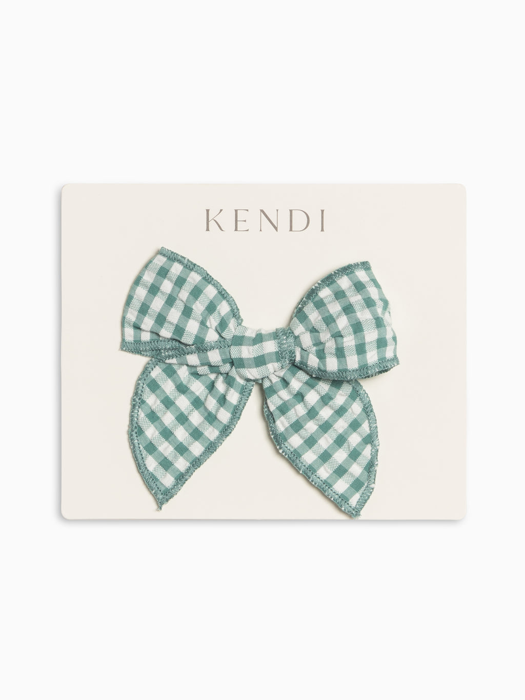Seersucker Bow Clip - Laguna Gingham Sale : Baby-Kids : Accessories : Bows : Clips KENDI by Colored Organics Seersucker Bow Clip - Laguna Gingham | Colored Organics®