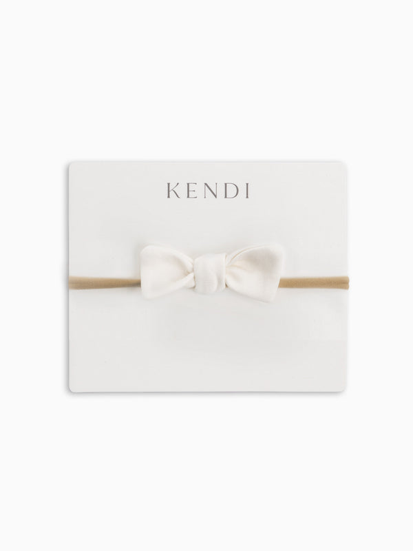 Cotton Dainty Bow - Woodford KENDI by Colored Organics Cotton Dainty Bow - Woodford (Organic) | Colored Organics®