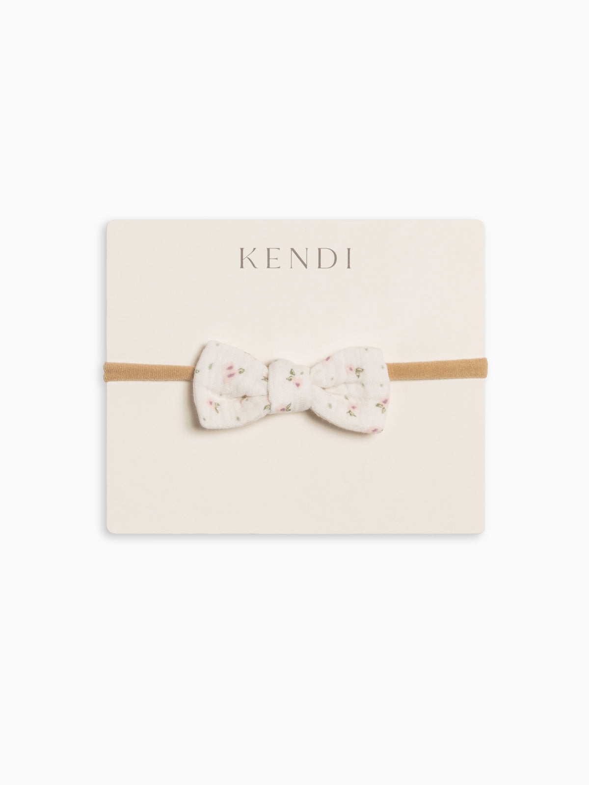 Muslin Dainty Bow - Camellia Floral / Shell + Fern Sale : Baby : Accessories : Bows : Headbands Kendi Muslin Dainty Bow - Camellia Floral / | Colored Organics®