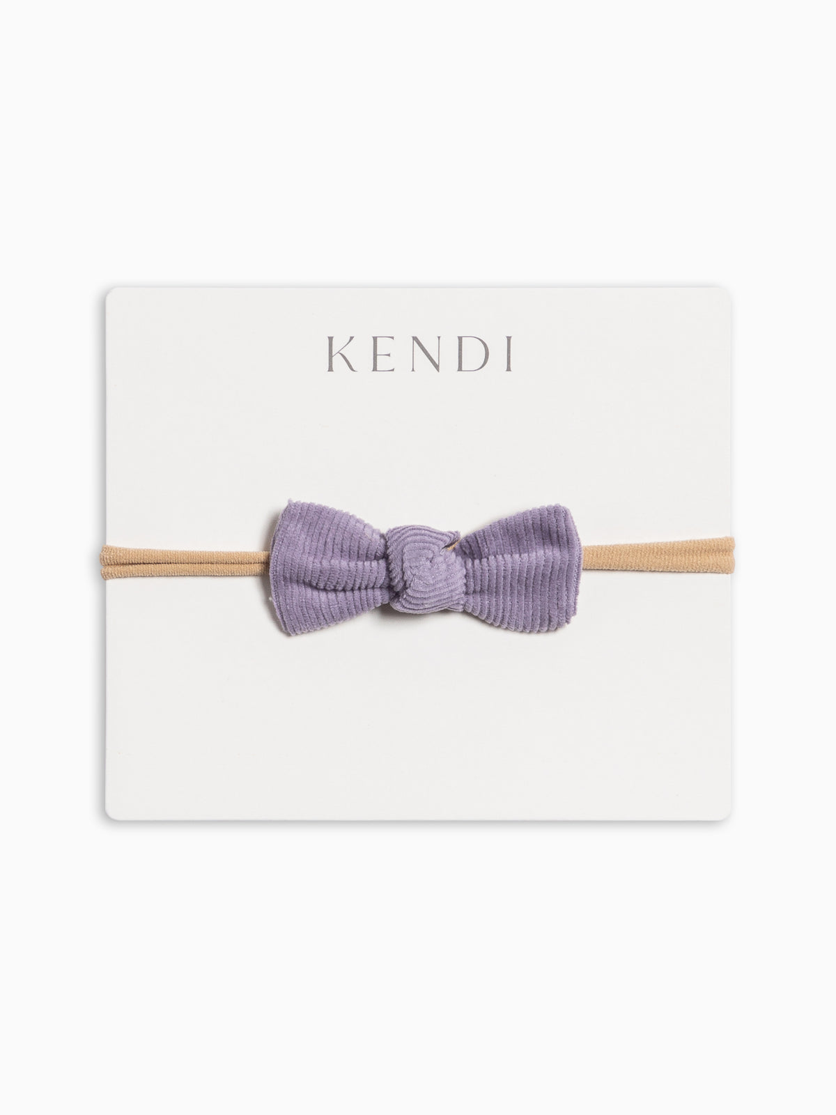 Corduroy Dainty Bow - Fireside