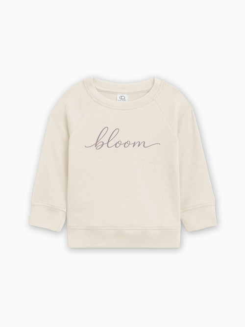 Bloom Lightweight Pullover Baby-Kids : Tops : Pullovers : Sweaters : Long Sleeves Kendi Organic Cotton Baby and Kids Portland | Colored Organics®