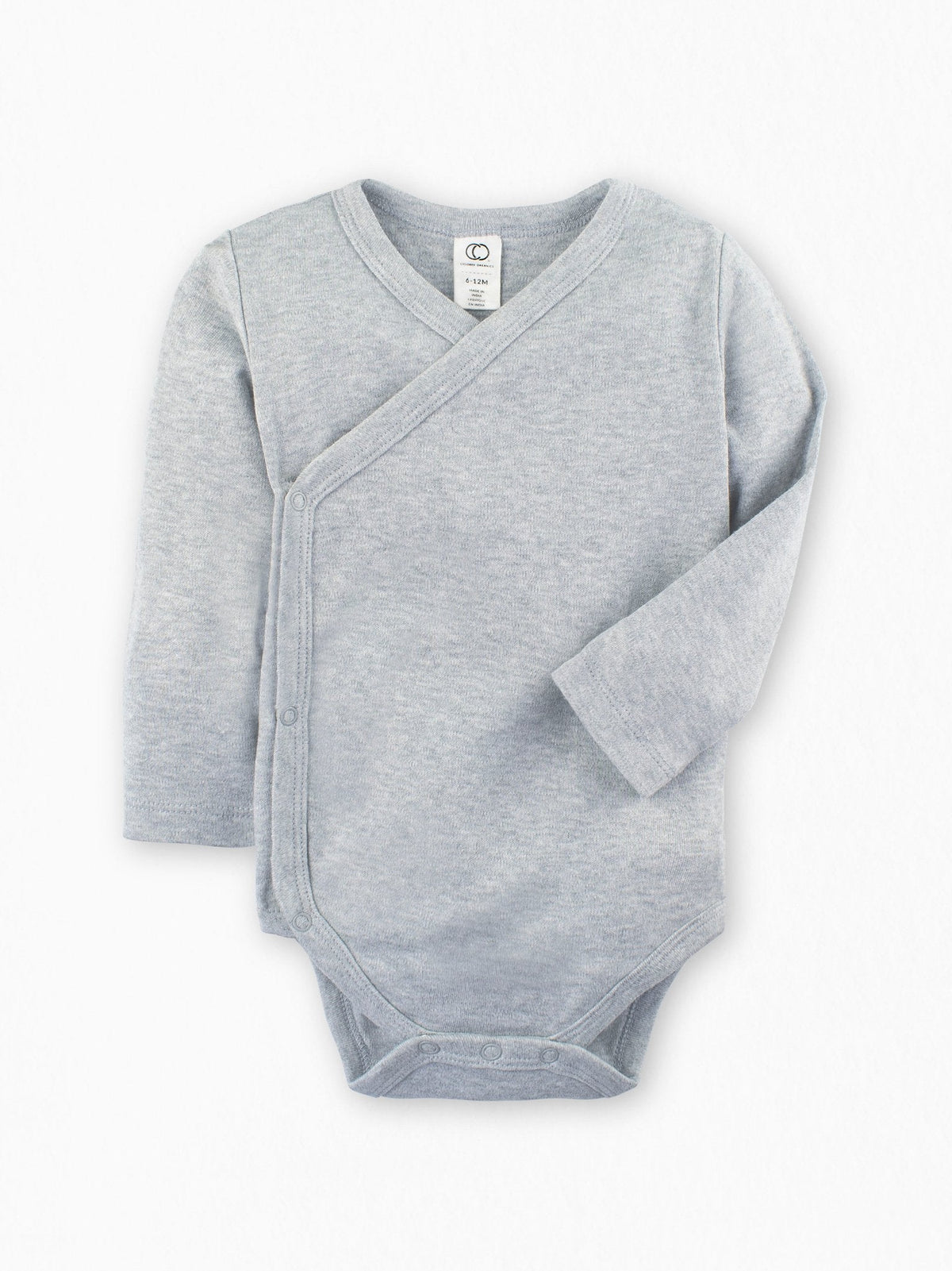 Classic Long Sleeve Kimono Bodysuit - Discontinued Sale : Baby : One Pieces : Bodysuits : Long Sleeves Colored Organics Classic Kimono Bodysuit - Long Sleeve | Colored Organics®
