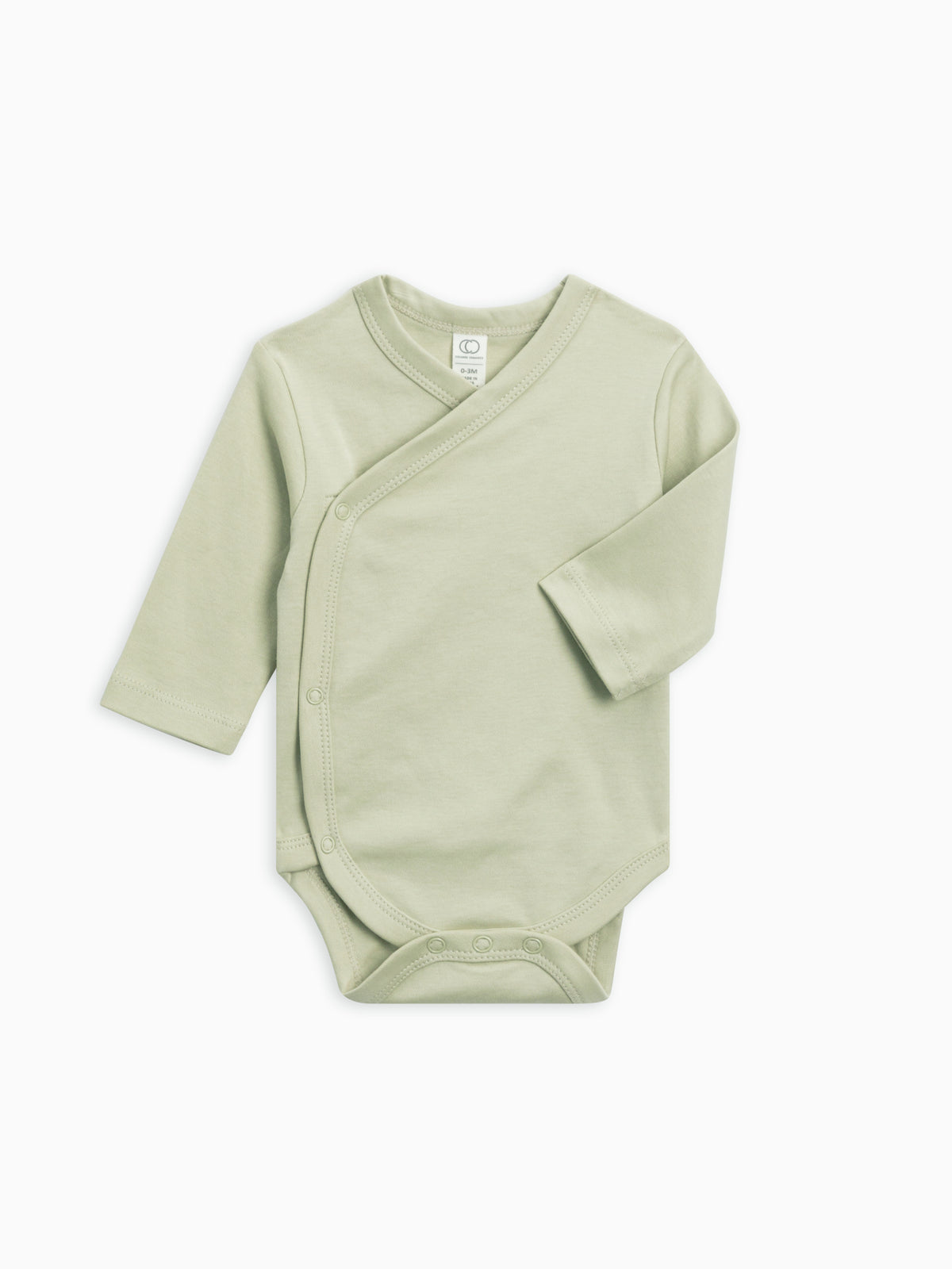 Classic Kimono Bodysuit - Long Sleeve Baby : One Pieces : Kimono Bodysuits : Short Sleeves Colored Organics Organic Long Sleeve Kimono Baby Bodysuit | Colored Organics®