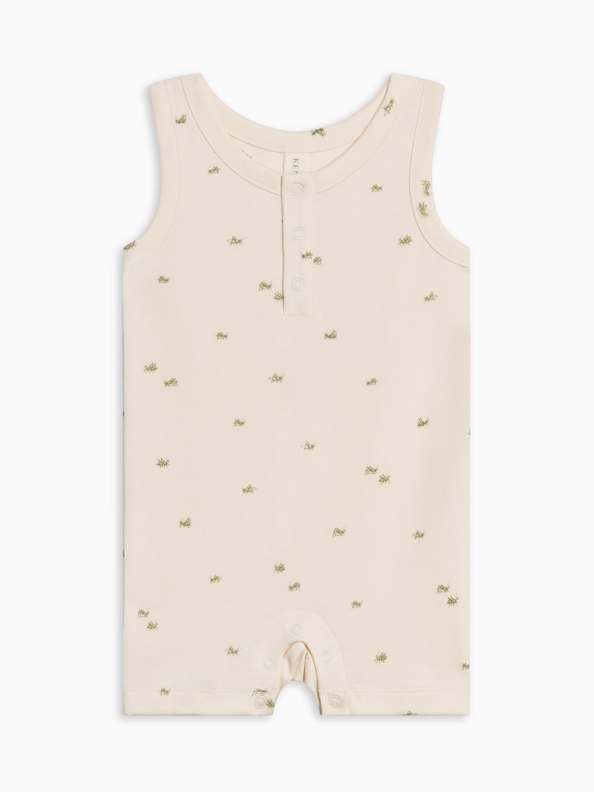 Nile Romper - Grasshopper / Fern + Mint Baby : One Pieces : Rompers : Tanks Kendi Nile Romper - Grasshopper / Fern + Mint | Colored Organics®
