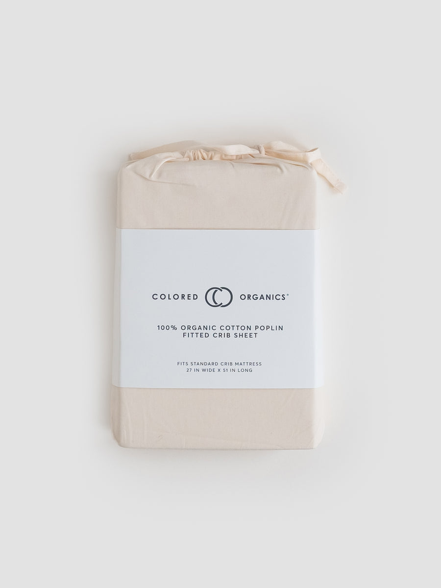 Poplin Fitted Crib Sheet Sale : Baby : Nursery : Bedding : Blankets KENDI by Colored Organics Organic Cotton Poplin Fitted Crib Sheet