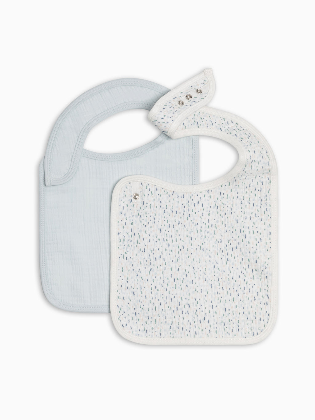 2-Pack Muslin Bibs - Pinehurst + Powder Sale : Baby : Gear : Bibs : Feeding KENDI by Colored Organics 2-Pack Muslin Bibs - Pinehurst + Powder | Colored Organics®