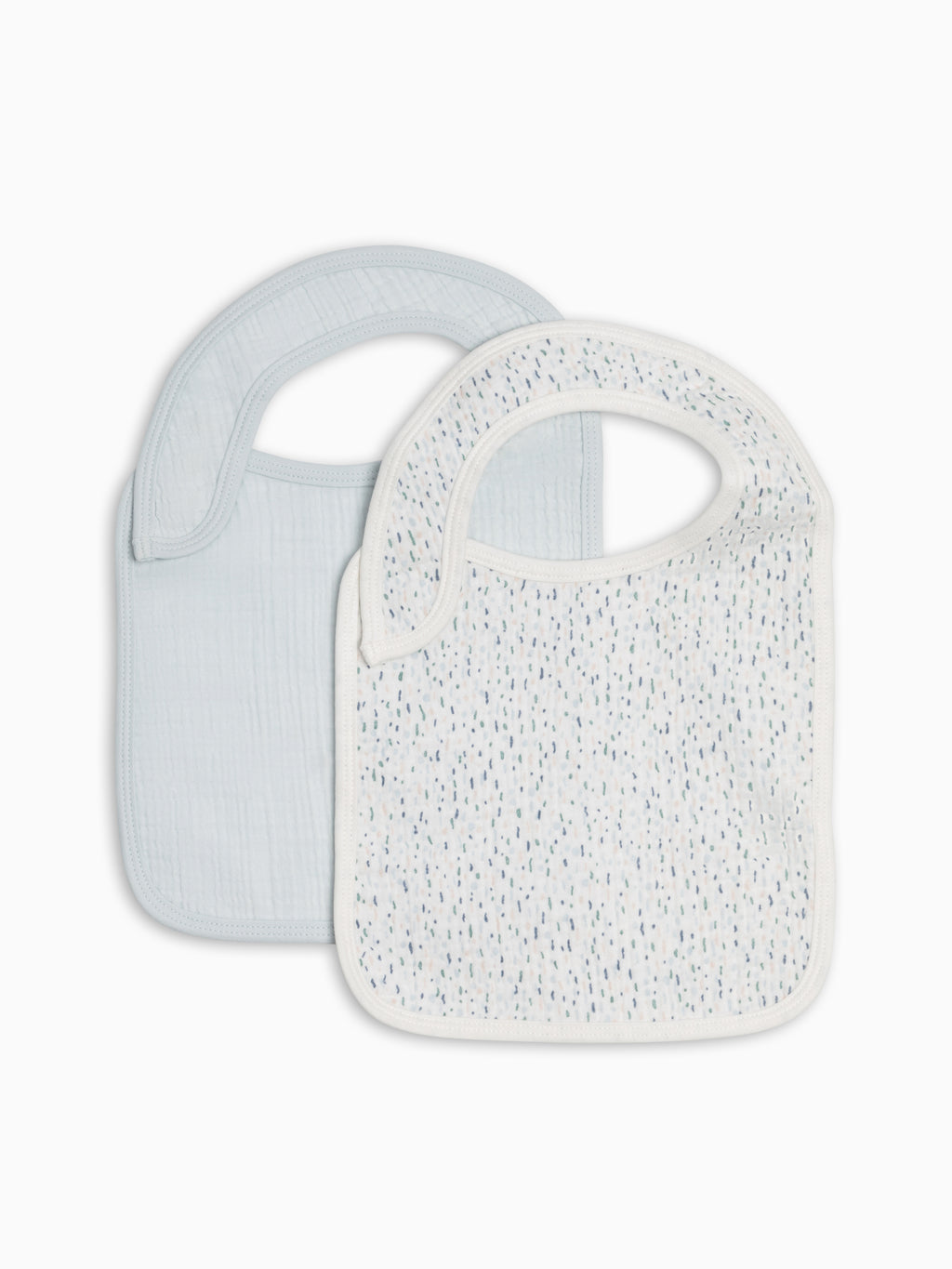 2-Pack Muslin Bibs - Pinehurst + Powder Sale : Baby : Gear : Bibs : Feeding KENDI by Colored Organics 2-Pack Muslin Bibs - Pinehurst + Powder | Colored Organics®