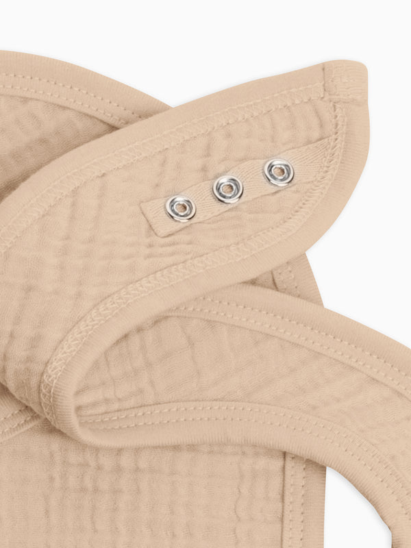 Classic 2-Pack Muslin Bibs Baby : Gear : Bibs : Feeding KENDI by Colored Organics Organic Cotton Muslin Baby Bibs, 2-Pack | Colored Organics®