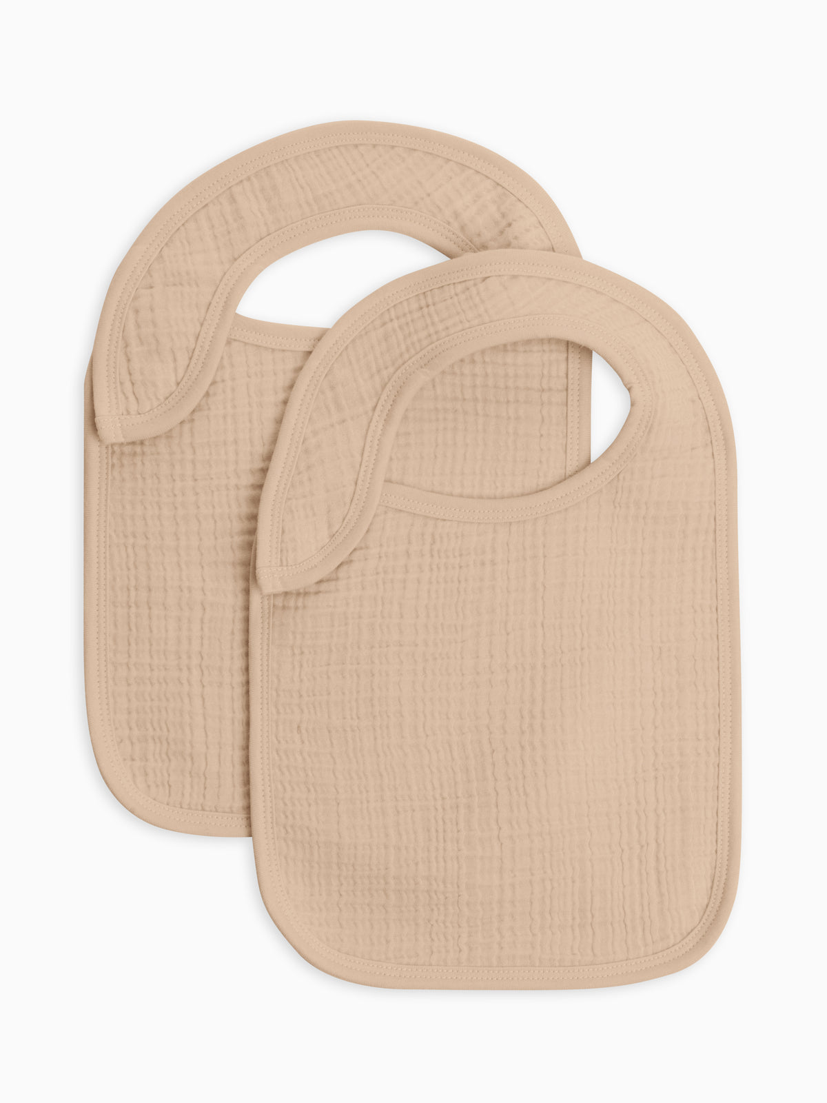 Classic 2-Pack Muslin Bibs Baby : Gear : Bibs : Feeding KENDI by Colored Organics Organic Cotton Muslin Baby Bibs, 2-Pack | Colored Organics®